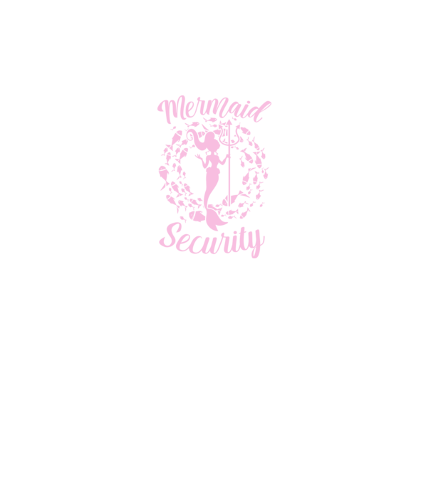 Mermaid Security girls model gri pe tricou