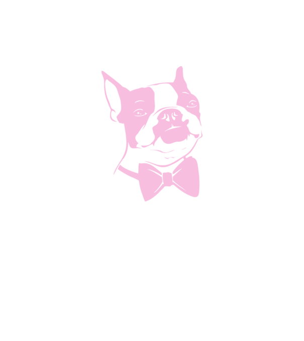 Boston Terrier model galben neon pe tricou