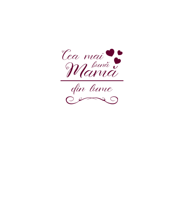 Cea mai bună mamă din lume model alb pe tricou