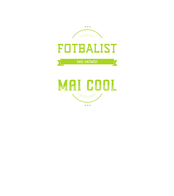 Sunt fotbalist, la fel ca toți ceilalți, dar mult mai cool model negru pe tricou