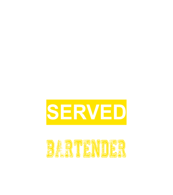 You just got served by the coolest bartender model negru pe tricou