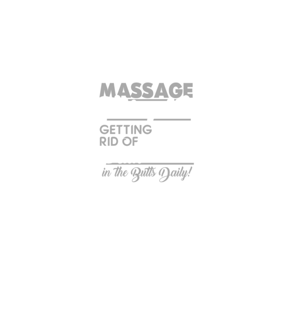 Massage pain model negru pe tricou