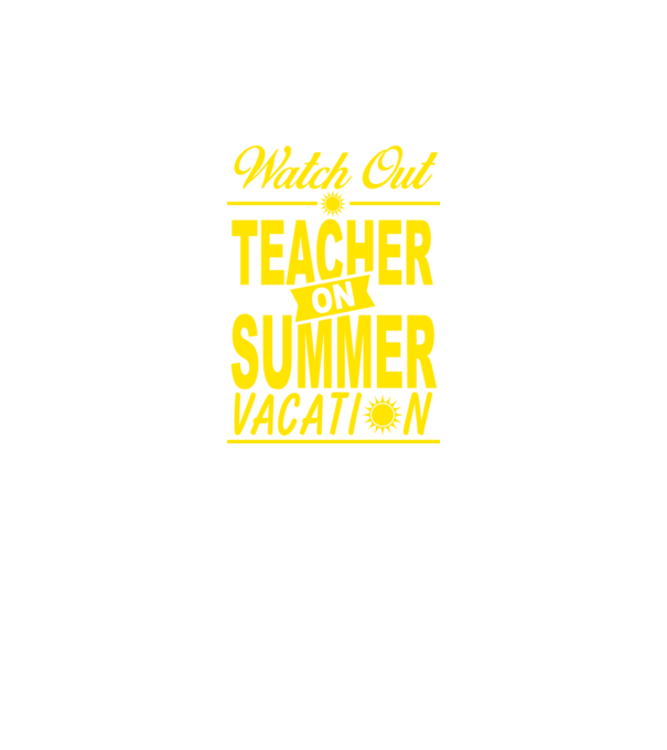 Profesor vacanță de vară ENG model verde neon pe tricou