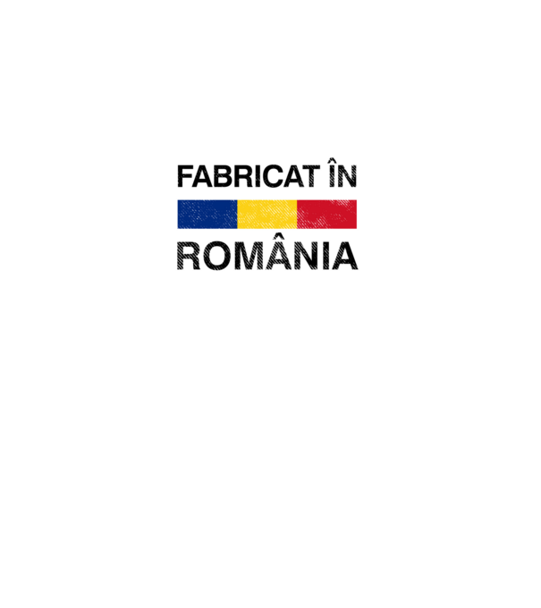 Fabricat în România model negru pe tricou