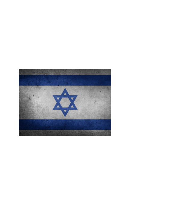 ISRAEL model negru pe tricou