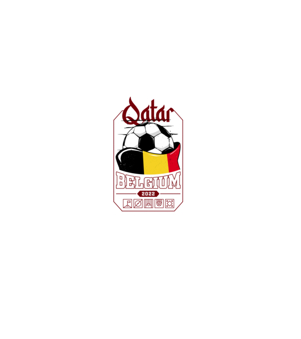 Qatar teams Belgium model negru pe tricou