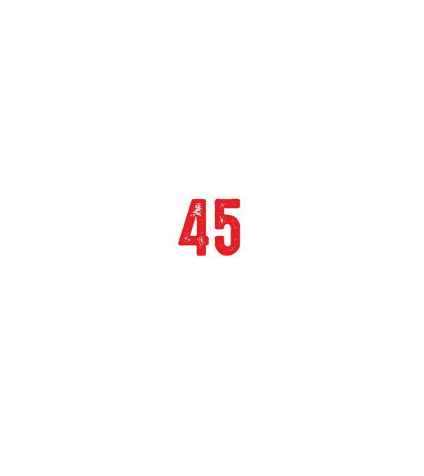Purtătorul acestui tricou a împlinit: 45 de ani model negru pe tricou