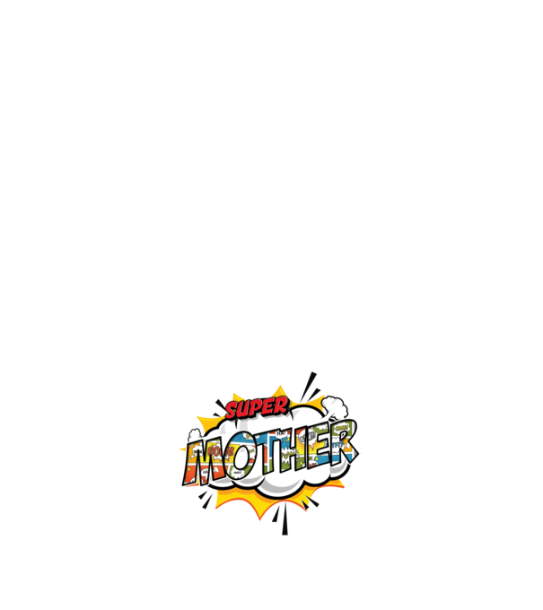 Comic Mother model negru pe tricou