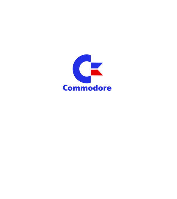 commodore 64 model gri pe tricou