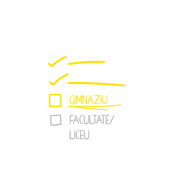 Cheklist educație - Școala primară negru model negru pe tricou