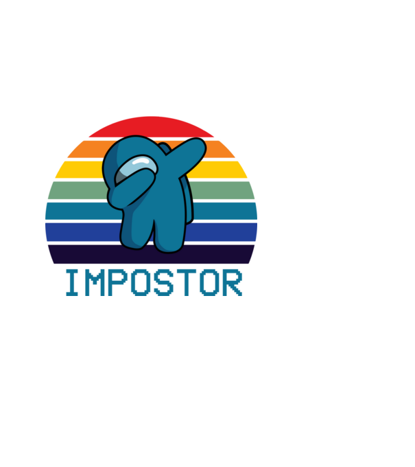 Impostor model negru pe tricou