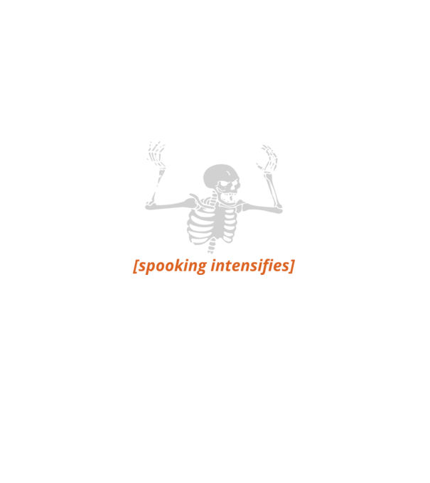 Spooking intensifies model negru pe tricou