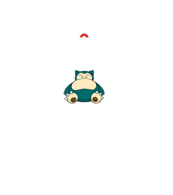 Keep Calm Snorlax model negru pe tricou