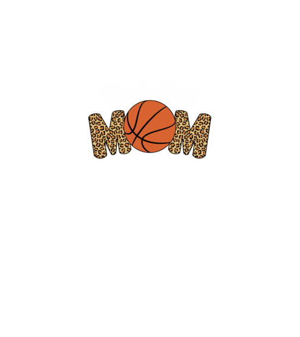 Basketball Mom model negru pe tricou