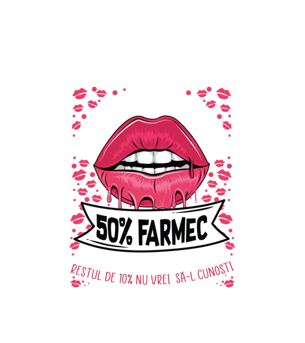 Sunt născută în ianuarie - 50% farmec - 40% nebunii și umor - Restul de 10% nu vrei să-l cunoști model alb pe tricou