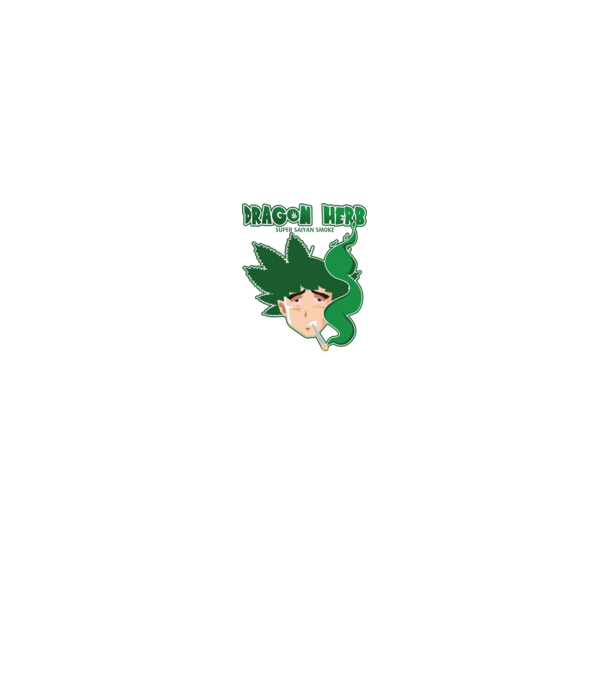 dragon herb smoke model negru pe tricou