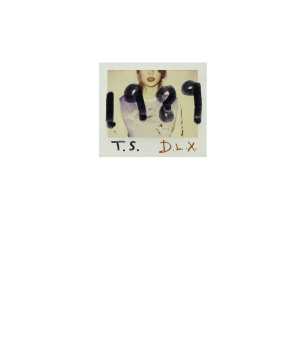 Taylor Swift polaroid model alb pe tricou