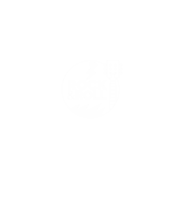 Rock n roll model negru pe tricou