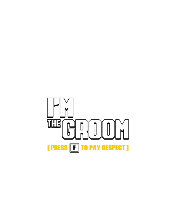I'm the Groom model negru pe tricou