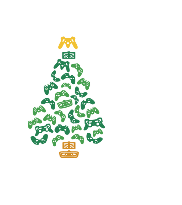 Gamer tree model negru pe tricou