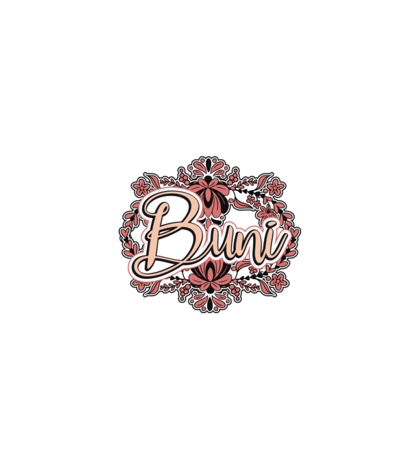 Buni model alb pe tricou