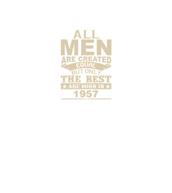 All men are created - 1957 model verde pe tricou