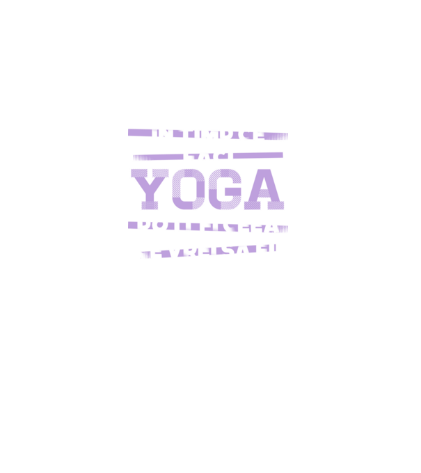în timp ce faci yoga poți fi ceea ce vrei să fii - în acel moment model negru pe tricou