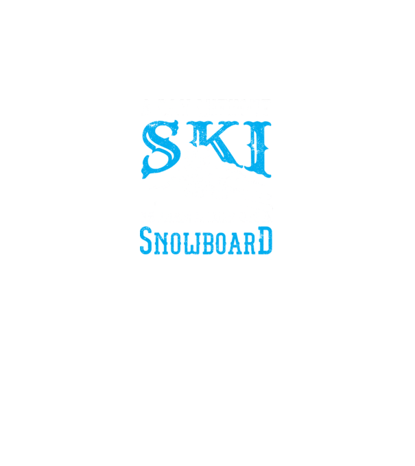 Day without SKI model negru pe tricou