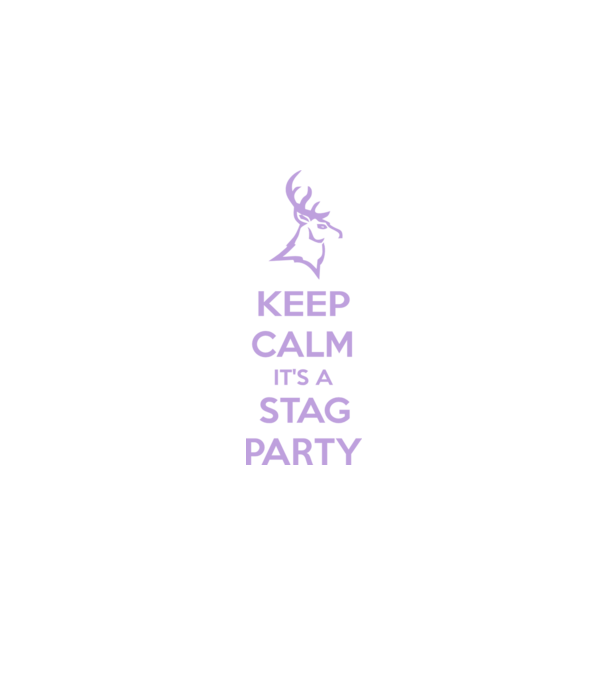 Keep calm stag party on model negru pe tricou
