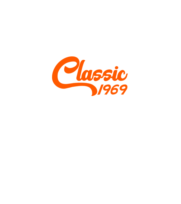 Classic 1969 model negru pe tricou