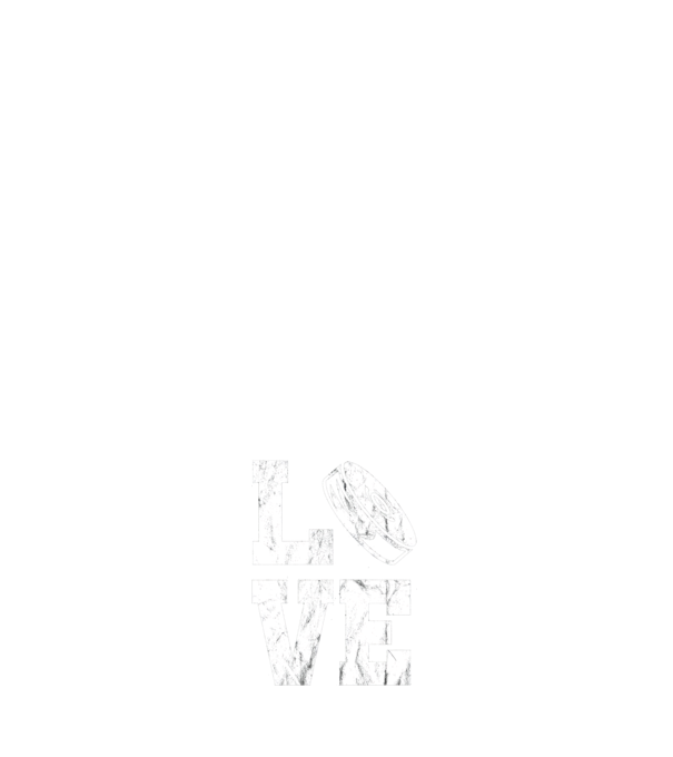 Love hockey model negru pe tricou