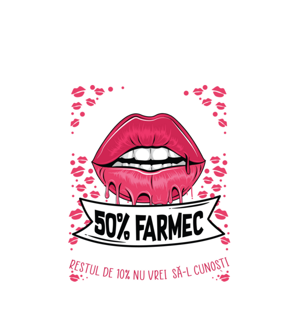 Sunt născută în mai - 50% farmec - 40% nebunii și umor - Restul de 10% nu vrei să-l cunoști model alb pe tricou