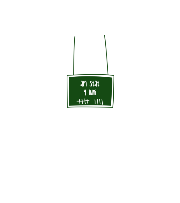 am stat 9 luni model alb pe tricou