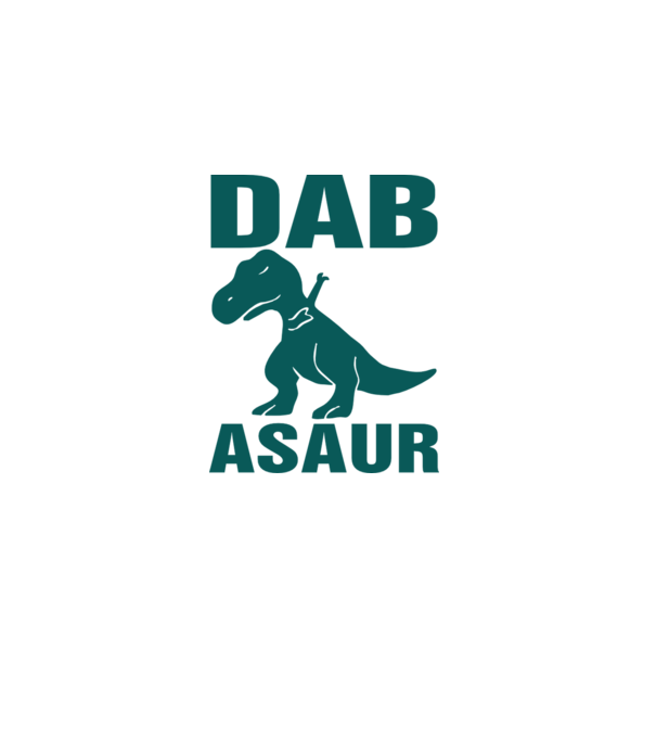 Dabasaur model negru pe tricou