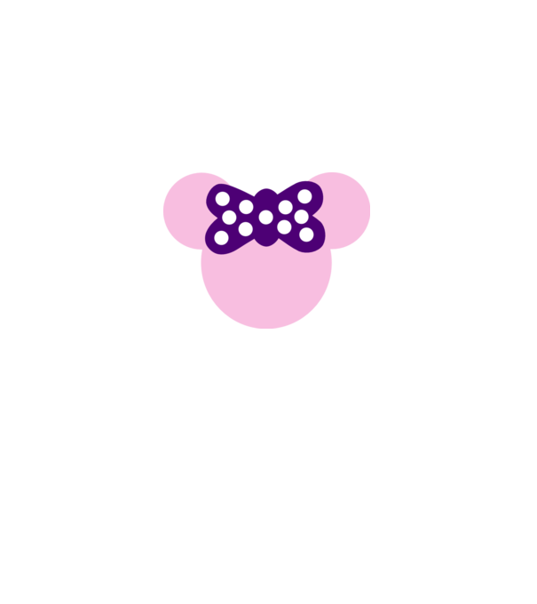 Minnie model alb pe tricou