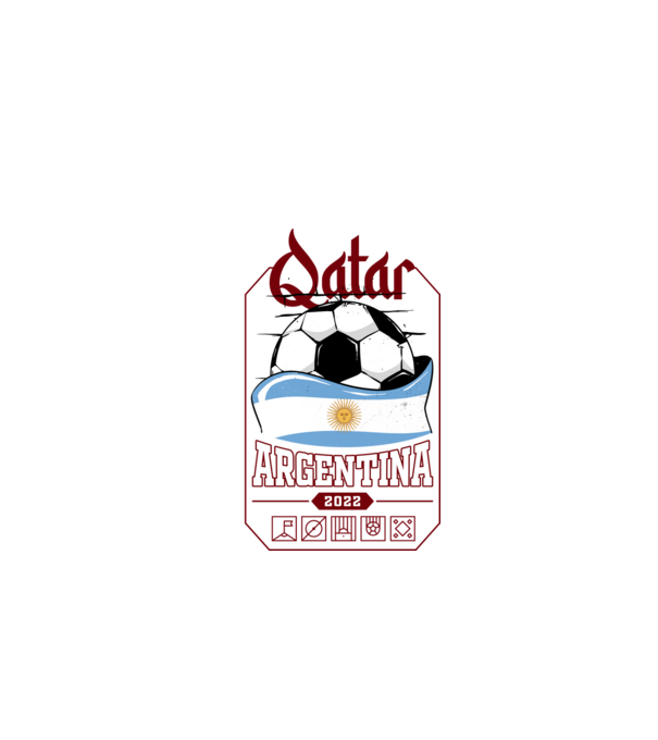 Qatar teams Argentina model negru pe tricou