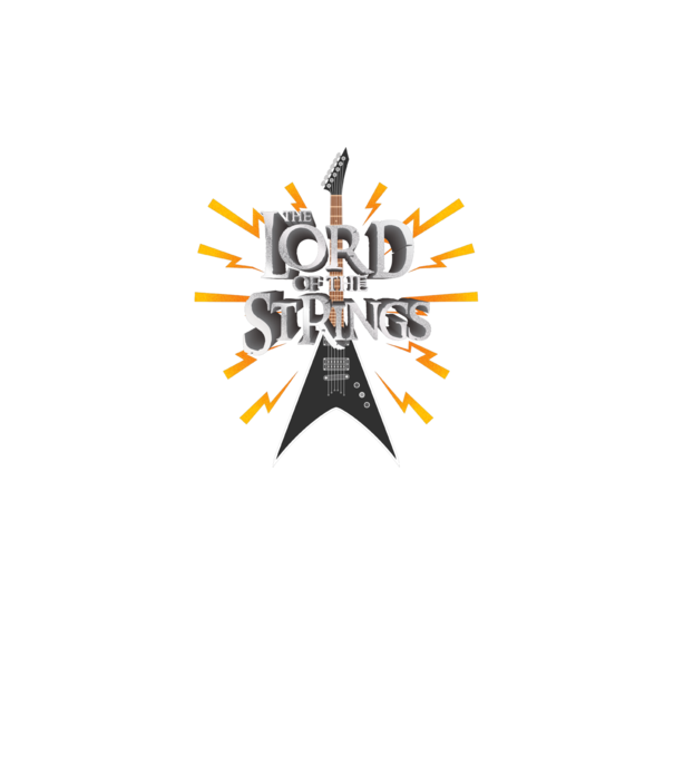 Lord of the Strings model roz neon pe tricou
