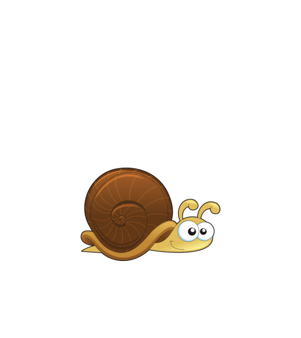 Snail model nisipiu pe tricou