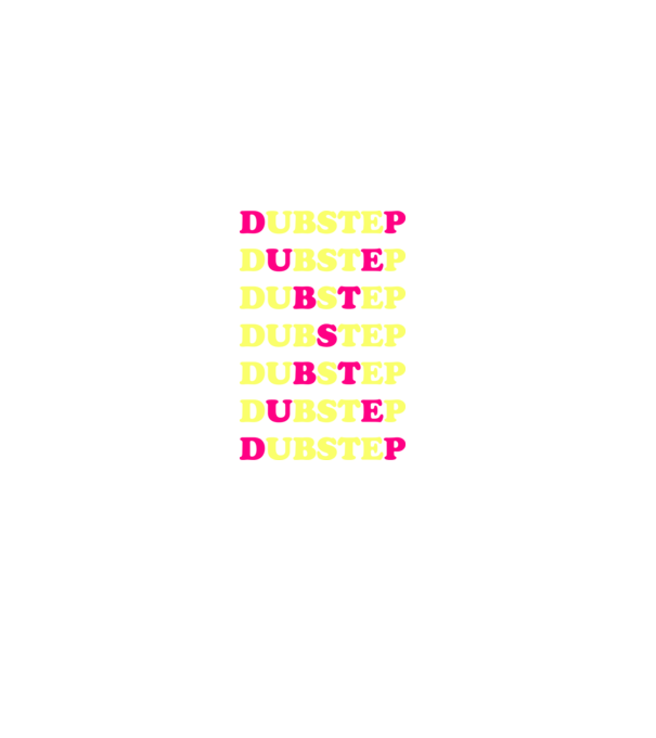 Dubstep model negru pe tricou