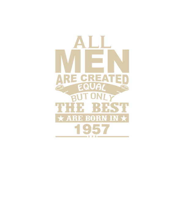All men are created - 1957 model gri închis pe tricou