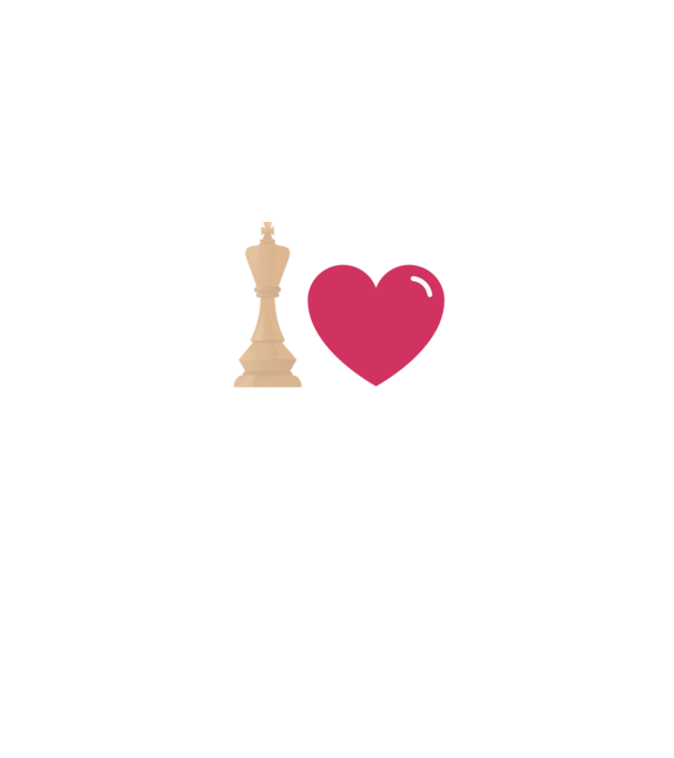 Love chess model negru pe tricou