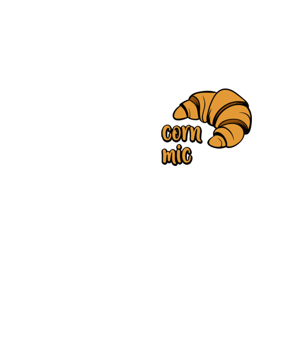 corn mic model galben neon pe tricou