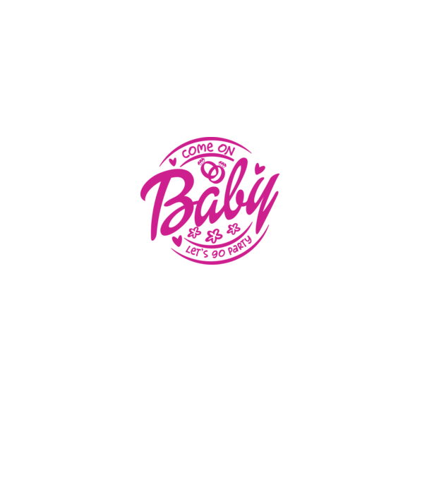 Bride Barbies Baby lets go party model alb pe tricou