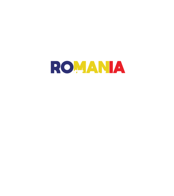 Romania forever model albastru jeanși pe tricou