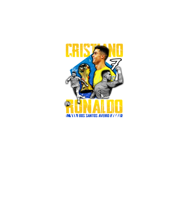 Ronaldo tribute model negru pe tricou