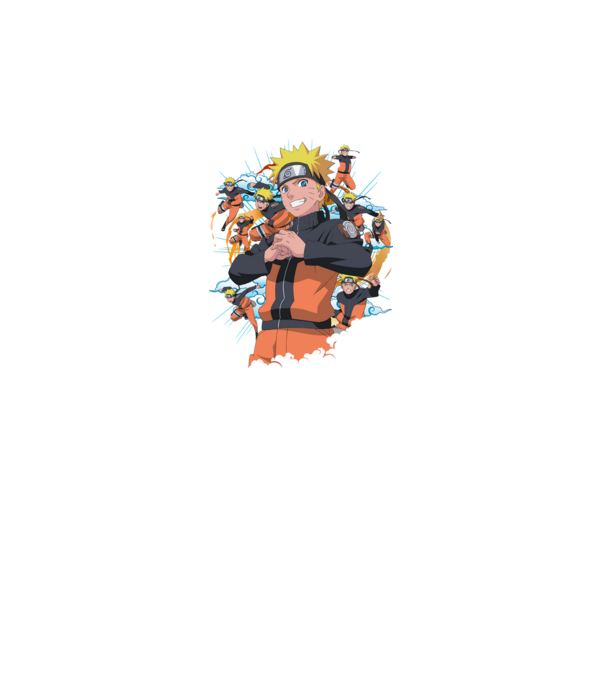 NARUTO model negru pe tricou