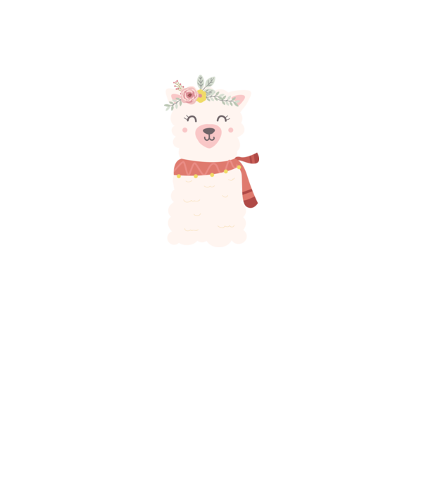 Baby lama model dusty pink pe tricou