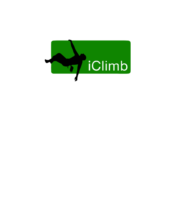 iClimb model alb pe tricou