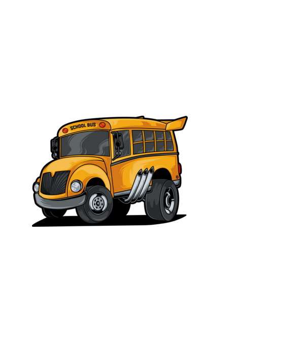 Autobuze model negru pe tricou
