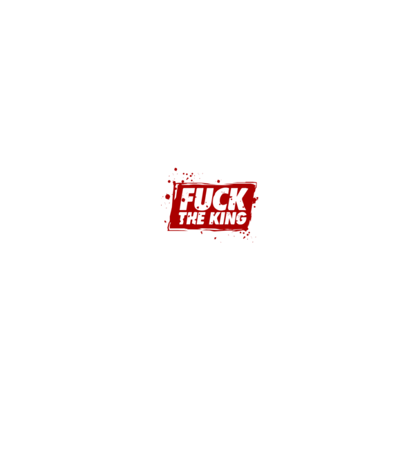 Fuck the king model negru pe tricou
